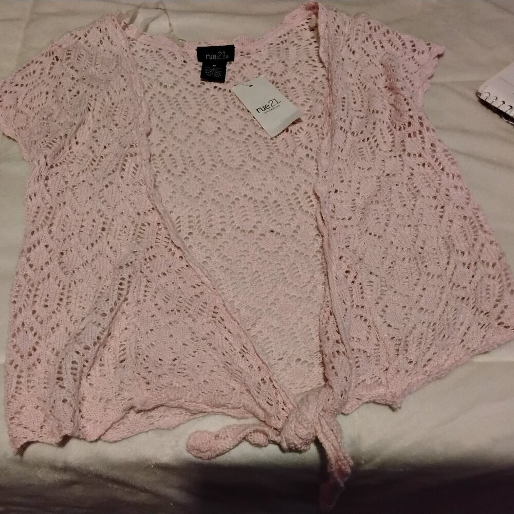Lace cardigan in m
